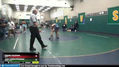 170 lbs Cons. Round 4 - Andrew Canales, Los Alamitos vs Dylan Tondreau, Slam Academy