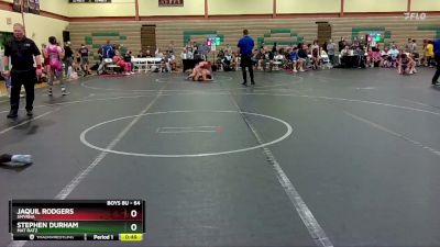 64 lbs Semifinal - Jaquil Rodgers, Smyrna vs Stephen Durham, Mat Ratz