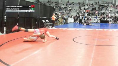 114 lbs Round Of 16 - Addysin Mollendor, MS vs Maya Alvarado, FL