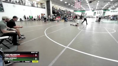 50 lbs Quarterfinal - Cash Helmrichs, Immortal Athletics vs Finn Moehle, Team Central