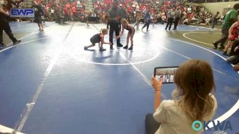 62 lbs Semifinal - Riley Keim, Heat vs Graycie Card, Tulsa Blue T Panthers