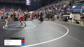 132 lbs Rnd Of 32 - Davis Parrow, Minnesota vs Austin Paris, Utah