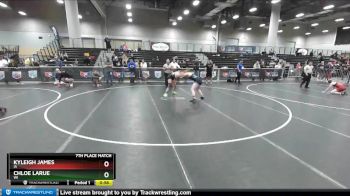 144 lbs 7th Place Match - Chloe LaRue, WI vs Kyleigh James, IA
