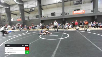 144 lbs Round Of 16 - Tavarre Lee, Ford Dynasty WC vs Jaxon McAtee, Askeo International Mat Club