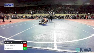 120 lbs Round Of 16 - Lane Alldredge, Elgin Wrestling vs Spencer Holum, Vinita Kids Wrestling