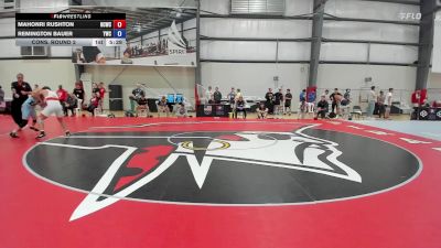 86 kg Cons. Round 2 - Mahonri Rushton, Northern Colorado Wrestling Club vs Remington Bauer, Yellowjacket Wrestling Club