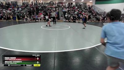 95 lbs Cons. Round 2 - Brooks Doherty, Sly Fox Wrestling vs Reed Rider, Moen Wrestling Academy