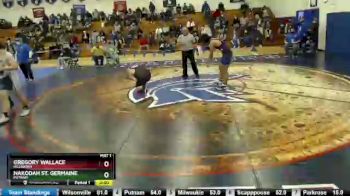 220 lbs Quarterfinal - Gregory Wallace, Hillsboro vs Nakodah St. Germaine, Putnam