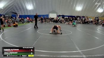 80 lbs Finals (2 Team) - Parker Duitsman, Warrior RTC vs Vince Weingart, Westshore