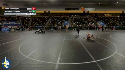 138 lbs Cons. Round 4 - Zane Mochocki, Woodstock (Marian) vs Michael Clement, Decorah