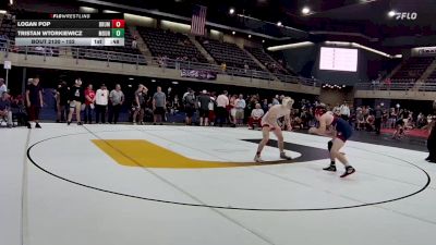 152 lbs Consi Of 8 #2 - Logan Pop, Drums vs Tristan Wtorkiewicz, Mount Pleasant