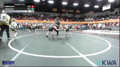 105 lbs Quarterfinal - Loxton Jirak, Blanchard Youth Wrestling Club vs Case Anderson, Comanche Takedown Club