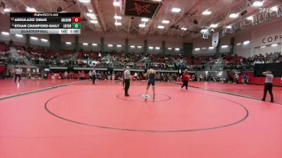 113 lbs Quarterfinal - Abdulaziz Omar, Arlington Bowie vs Ethan Crawford-Daily, Northwest Eaton