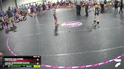 55 lbs Round 2 - Lucas Alexander Ducos, Unattached vs Paxton Holcombe, Carolina Reapers