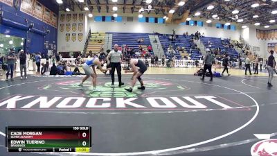 150 Gold Cons. Semi - Edwin Tijerino, Braddock vs Cade Morgan, Glynn Academy