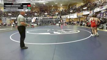 157 lbs Cons. Round 3 - Kaiden Schultze, Osborne Hs vs Parker Hutchinson, Smith Center Hs