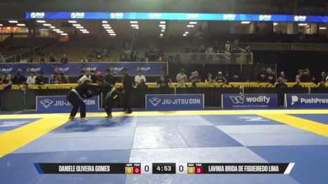 Lavinia Brida De Figueiredo Lima vs Daniele Oliveira Gomes 2026 Pan Jiu Jitsu IBJJF Championship