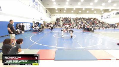 132 lbs Cons. Round 2 - Maddox Bunchamroeun, Bear Wrestling Academy vs Santos Montoya, Oak Hills High School