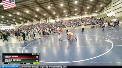 175 lbs Champ. Round 2 - Brooks Bowers, Bountiful vs Harsh Nayan, Skyridge