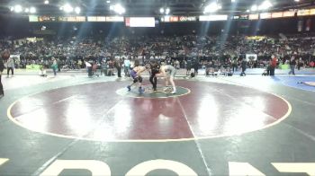 157 lbs Quarterfinal - James Hansen, Madison vs Mason Faling, Lewiston