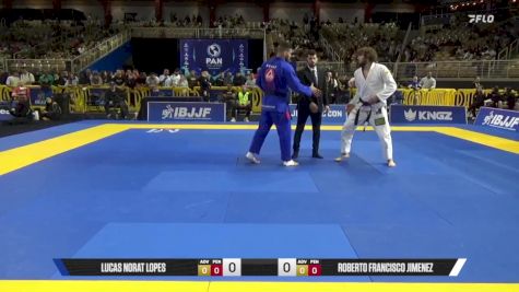 Roberto Francisco Jimenez vs Lucas Norat Lopes 2025 Pan Jiu Jitsu IBJJF Championship