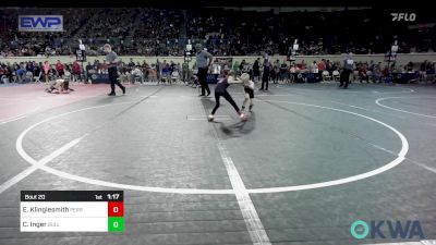 49 lbs Round Of 16 - Easton Klinglesmith, Perry Wrestling Academy vs Cason Inger, BullTrained