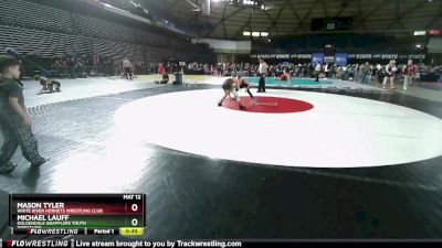 80 lbs Cons. Round 4 - Mason Tyler, White River Hornets Wrestling Club vs Michael Lauff, Goldendale Grapplers Youth Wrestling