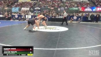 AA - 285 lbs 1st Place Match - Sawyer Troupe, Flathead (Kalispell) vs Hudson Wiens, Bozeman