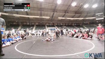 52 lbs Rr Rnd 2 - Eagan Luxton, Raw Wrestling Club vs Silas Boyd, Harrah Little League Wrestling