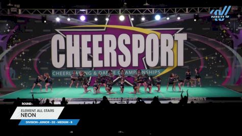 Element All Stars - Neon [2024 L2 Junior - D2 - Medium - B] 2024 CHEERSPORT National All Star Cheerleading Championship