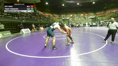 287 lbs Round Of 32 - Sky Vang, McLane vs Trent Freeborn, Redwood