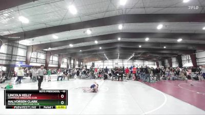 45 lbs 3rd Place Match - Lincoln Kelly, Champions Wrestling Club vs Halvorsen Clark, Payson Lions Wrestling Club