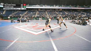 6A - 107 lbs 1st Place Match - Ryleigh Cline, Swansboro High School vs Millyanes Rivera, Robert B. Glenn High School