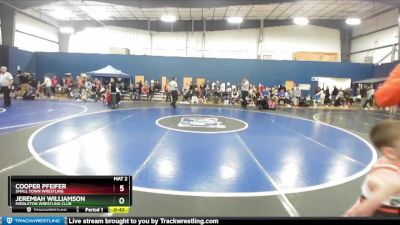 40-43 lbs Round 3 - Klayton Naillon, Hawk Wrestling Club vs Maddox McClellan, Sublime Wrestling Academy