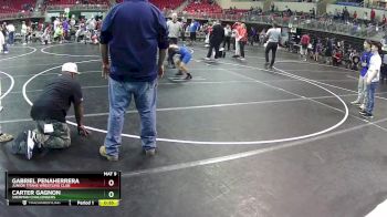 95 lbs 2nd Place Match - Carter Gagnon, Sherman Challengers vs Gabriel Penaherrera, Junior Titans Wrestling Club