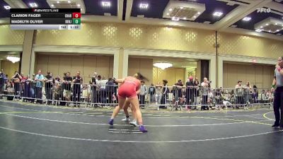 165 lbs Rr Rnd 1 - Clarion Fager, Charger WC vs Madelyn Oliver, Benjamin Brawlers