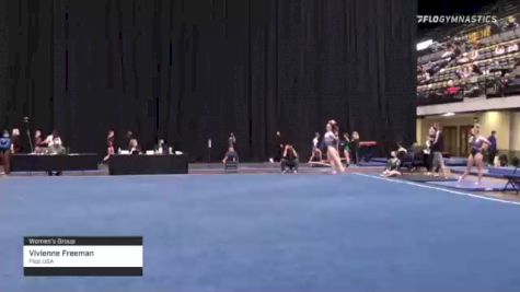 Vivienne Freeman - Women's Group, Flipz USA - 2021 Women's Xcel Region 4 Championships