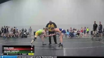 155 lbs Semis & 1st Wrestleback (8 Team) - Ryan Jones, Southern Wolves Blue vs Michael Shifflett, Ground Up USA Guyz