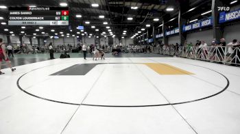 90 lbs Rr Rnd 2 - James Danko, Revival Orange vs Colton Louderback, Mat Warriors Yellow