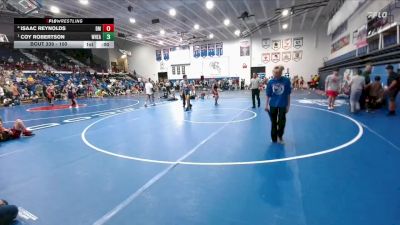 100 lbs 3rd Place Match - Isaac Reynolds, Dean Morgan vs Coy Robertson, Wheatland