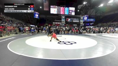 105 lbs Cons. Sub-rd Of 32 - December Paw, IA vs Jada Agurs, MD