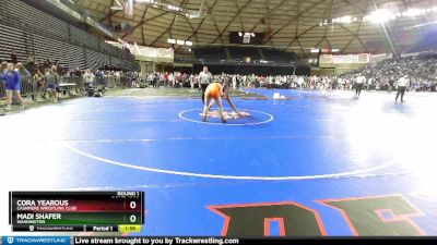 135 lbs Round 1 - Cora Yearous, Cashmere Wrestling Club vs Madi Shafer, Washington