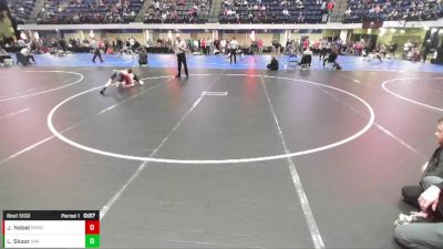 5th - 6th grade - 92 Cons. Round 5 - Luke Skaar, Immortal Athletics WC vs Jaren Nebel, Big Game Wrestling Club