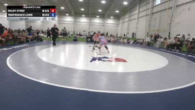125 lbs Haley Stenz, Michigan Blue vs Temperance Lowe, Missouri Blue