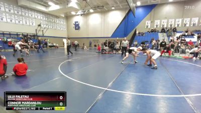 160 lbs Cons. Semi - Connor Mardanlou, Northside Wrestling Club vs Ului Faletau, Falcon Wrestling Club