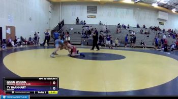 106 lbs Quarterfinal - Aiden Woods, Franklin Wrestling Club vs Ty Barnhart, Indiana