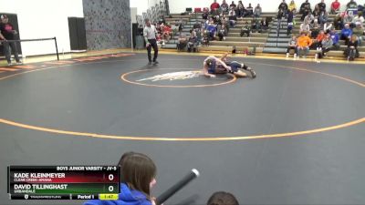 JV-11 lbs Round 4 - Colin Vaughn, Burlington Notre Dame vs Quinn Bickford, Cedar Rapids Kennedy