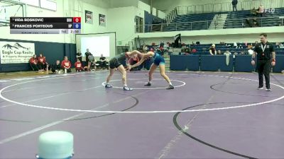 160 lbs 1st Place Match - Vida Boskovic, Southern Oregon University vs Frances Porteous, University Of Providence
