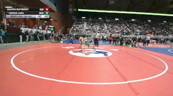 2A-144 lbs Cons. Round 2 - Keaton Mayberry, Sundance vs Adrian Lara, Moorcroft