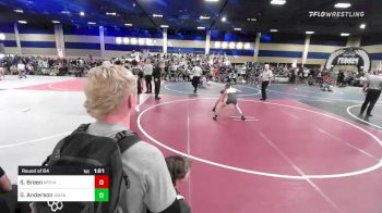 109 lbs Round Of 64 - Shaun Breen, Mohave Wrestling Club vs Gage Anderson, Wasatch WC